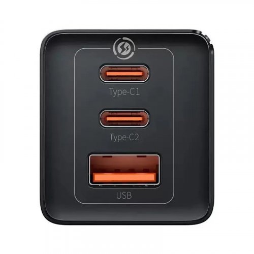 Сетевое зарядное устройство Baseus Wall Charger GaN5 Pro 65W 2xUSB-C+USB 1155