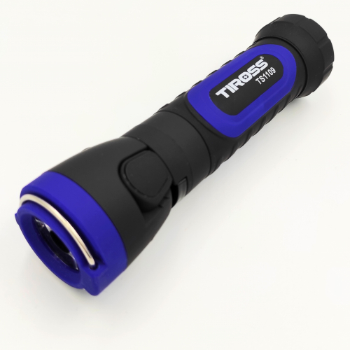 Портативний світлодіодний ліхтарик Tiross 2 Вт COB 1 Вт LED синій TS-1109