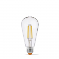 LED лампа VIDEX Filament ST64FD 6W E27 4100K с диммером VL-ST64FD-06274