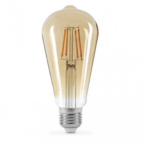 LED лампа Titanum Filament ST64 6W E27 2200K бронза TLFST6406272A