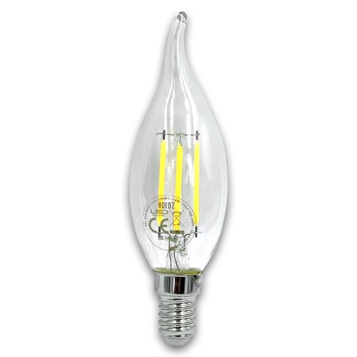 Світлодіодна LED лампа Horoz Filament свічка на вітрі FLAME- 6 6W E14 2700K 001-014-0006-010