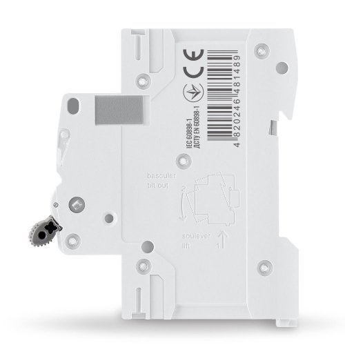 Автоматичний вимикач Videx RESIST RS6 2п 20А З 6кА VF-RS6-AV2C20