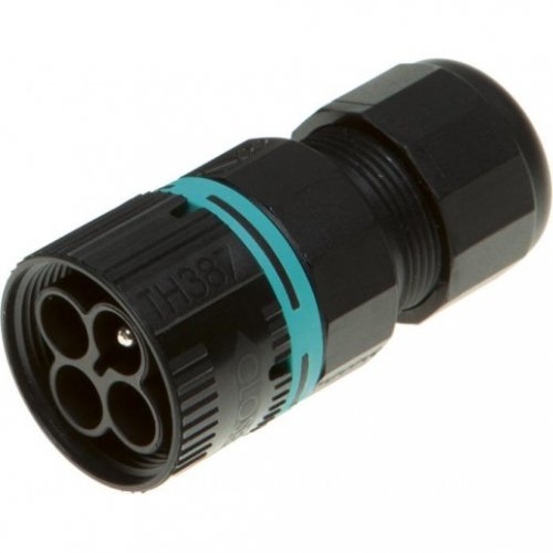 Роз'єм для кабелю Techno Mini-CONNECTOR D7-12 IP68 (вилка + розетка) THB.387.A4A + THB.387.B4A