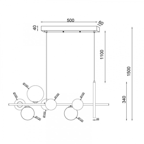 LED светильник Goldlux Hybrid G9+LED 15W+6W 4000K 331113