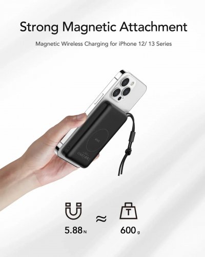 Портативний зарядний пристрій (повербанк) Veger бездротова зарядка 10000mAh W1151