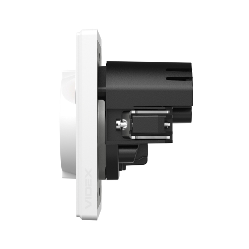 Розетка Videx Nota USB-A + USB-C 20W одинарная с заземлением белая VF-NT-SK1GUC-WH