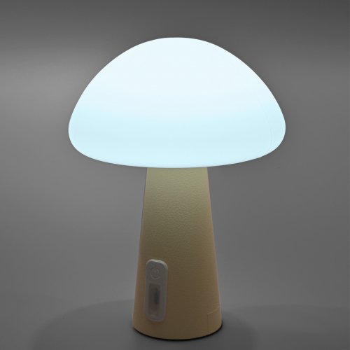 Настольная LED лампа аккумуляторная Videx 4W 3000-6500K+RGB белая VL-TF25BG