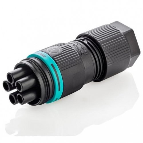 Роз'єм для кабелю Techno Mini-CONNECTOR D7-12 IP68 (вилка + розетка) THB.387.A4A + THB.387.B4A