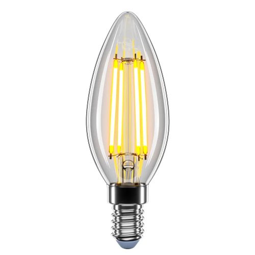 Світлодіодна LED лампа Velmax Filament свічка C37 4W E14 4100K 21-42-32