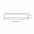 LED светильник Ardero AL806ARD 18W 5000K накладной квадрат 8172