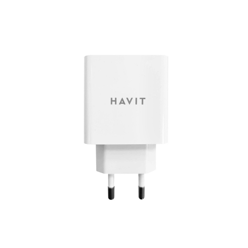 Швидкий зарядний пристрій HAVIT 18W 3.1A USB QC3.0 HV-UC1015, white