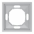 Рамка однопостовая Ardero EF101-S Soft серебро 8748