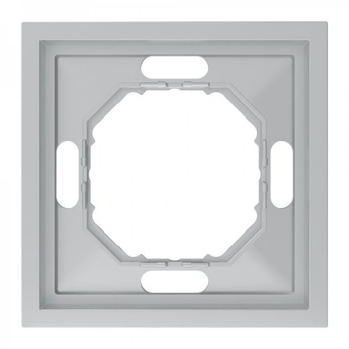 Рамка однопостовая Ardero EF101-S Soft серебро 8748