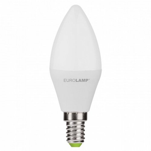Світлодіодна лампа Eurolamp ЕCО серія "P" 8W E14 3000K LED-CL-08143(P)