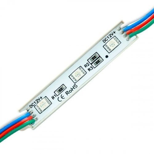 Світлодіодний модуль Biom SMD5050 3LED RGB DC12 0,72W IP65 LM-12-0.72-5050-3-S-RGB 11712