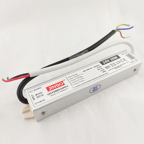 Блок питания JINBO 30W 24V 1,25A IP67 JLV-24030KA-W (18609)