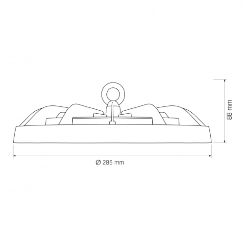 LED светильник высотный ХайБей Videx 150W 3000/5000/6500К IP65 VL-HBe04-150CW