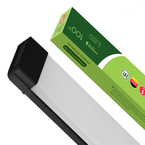Світлодіодний світильник Eurolamp 100W 6500K IP20 LED-FX(1.2)-100/65(black)