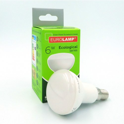 LED лампа Eurolamp ЕCО серия "P" R50 6W E14 4000K LED-R50-06144(P)