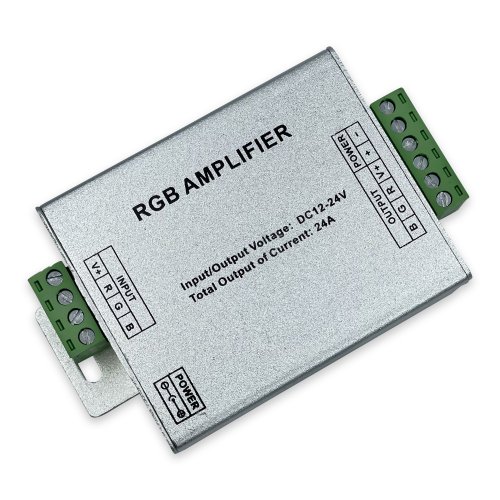 Усилитель RGB LT 288w 24А 12-24V для светодиодной ленты 72002 Усилитель RGB LT 288w 24А 12-24V для светодиодной ленты 72002