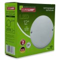 LED світильник Eurolamp накладний круглий ЖКГ G8 12W 5000K з датчиком руху LED-NLR-12/50(sensor)(G8)