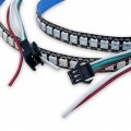 Адресна Smart LED стрічка LT WS2812B SMD5050 Digital RGB 144шт/м 36W/м 5V IP20 чорна 93015