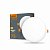 LED cветильник Videx Back 15W 4000K встраиваемый круглый VLE-DLFR-154