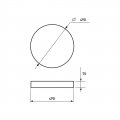 LED светильник Eurolamp Modornity 48W 3000K-6500K с пультом управления LED-SL-48W-T25(white)