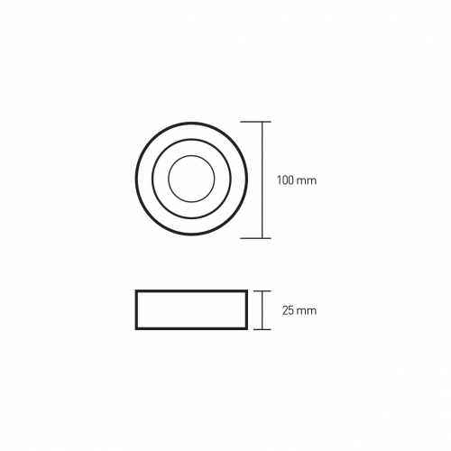 LED cветильник Eurolamp для ламп GX53 белый LH-GX53(white)