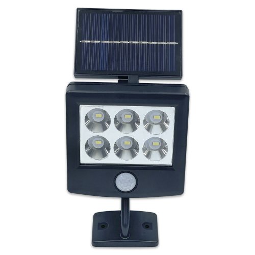 LED светильник уличный Lebron L-SL-48648AT на солнечной батарее 3W 6500К IP65 с датчиком движения 15-17-60