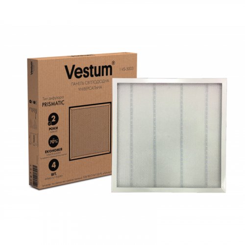 LED панель Vestum PRISMA 36W 6500K 595X595 1-VS-5003