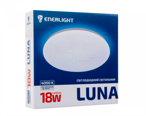 LED светильник Enerlight LUNA накладной 18W 4000K LUNA18SMD80N