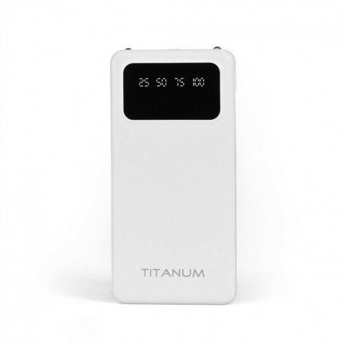Портативное зарядное устройство (повербанк) TITANUM OL21 White 10000mAh TPB-OL21-W