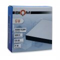 LED светильник накладной Biom 6W 5000К IP40 квадрат черный NL-2-S6-B-5 25798
