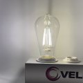 Світлодіодна LED лампа Velmax V-FILAMENT-ST64 8W E27 4100K 21-43-32