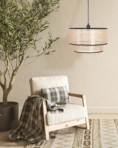 Підвісний світильник Goldlux Takara E27 бежевий 330529