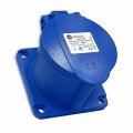 Розетка силова промислова TP Electric 3x32A 2P+PE із заземленням 75x75мм пряма 60-40-88 Розетка силова промислова TP Electric 3x32A 2P+PE із заземленням 75x75мм пряма 60-40-88