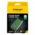 Портативное зарядное устройство (повербанк) INTENSO 20000mAh QC3.0 F20000 GREEN 7332057