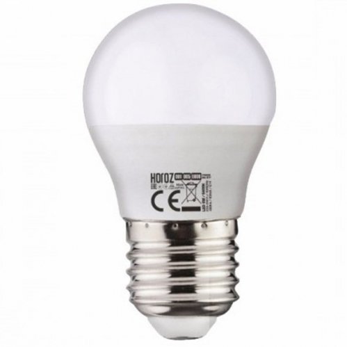 Світлодіодна лампа Horoz кулька ELITE-6 6W E27 3000K 001-005-0006-051