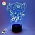3D светильник "Тони Тони Чоппер 2" с пультом+адаптер+батарейки (3ААА) 23456789-3D