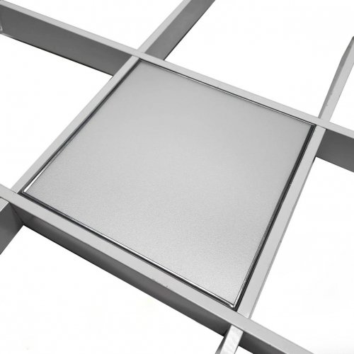 LED світильник грильято Svitlodar 24W СГД24Вт 4000К 200х200мм S-gr-24W-200-4000