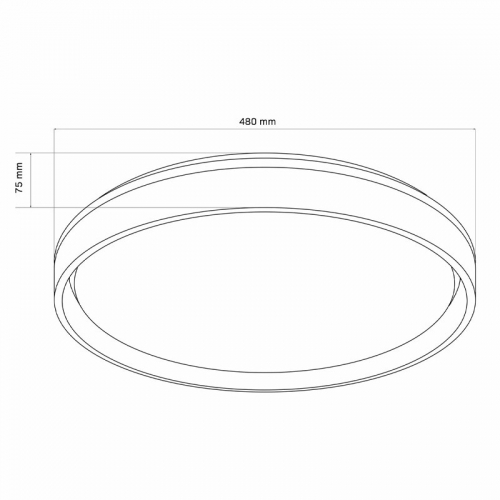 LED светильник Goldlux Jadwiga 50 72W 8000Lm 3000-6000K IP44 с пультом 326676