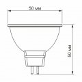 LED лампа Titanum MR16 6W GU5.3 4100K TLMR1606534