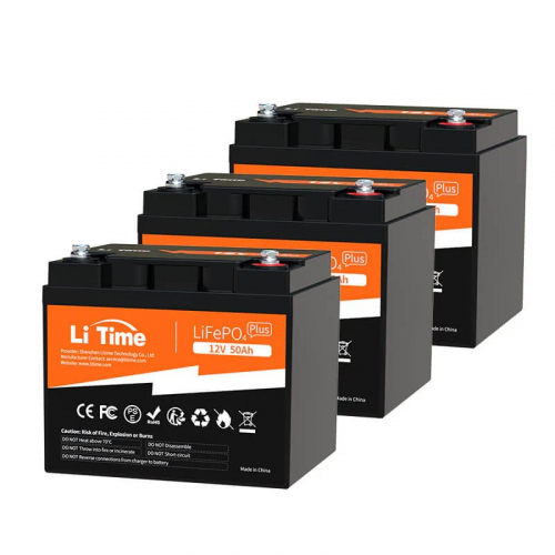 Акумуляторна батарея літієва LiTime LiFePO4 12V 50Ah (640Wh) litime-12-50