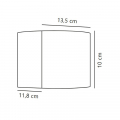 LED светильник архитектурный Nordlux Milda 4.9W 3000K IP44 овал 2418351003