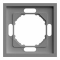 Рамка однопостовая Ardero EF101-G Soft серый 8743 Рамка однопостовая Ardero EF101-G Soft серый 8743