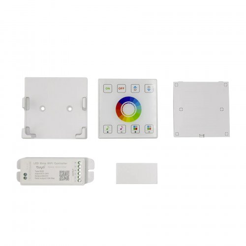 Контроллер с сенсорной панелью Prolum RGB Wi-Fi 5-24V 18A TUYA HomeLink 404019