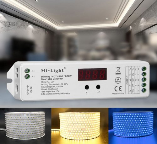 Многозонный контроллер Mi-Light Single color/Dual White/RGB/RGBW 4 в 1 Smart LED TK-1U