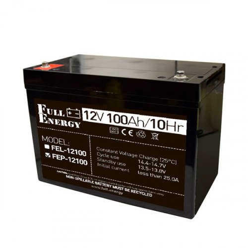 Акумулятор свинцево-кислотний Full Energy 12В 100Аг FEP-12100