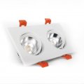 Точковий LED світильник ElectroHouse подвійний 2х5W кут повороту 45 ° 4100K EH-CLM-03